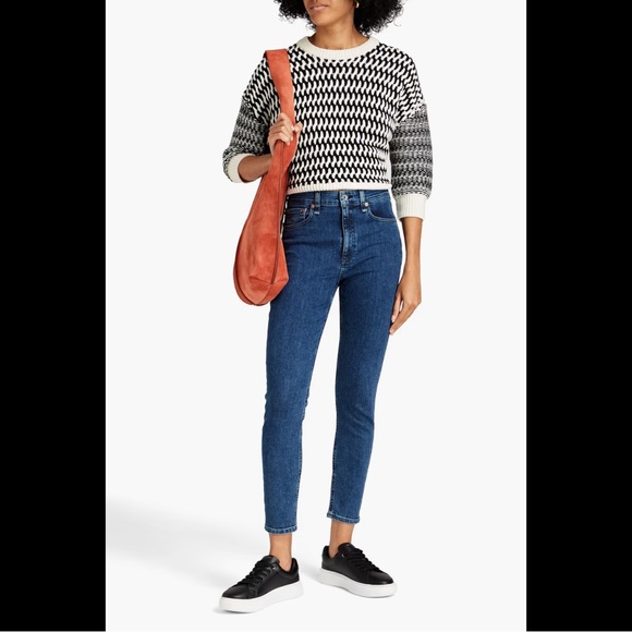 Rag & Bone Kent lace up black leather 37.5 / 7.5 - Picture 6 of 9